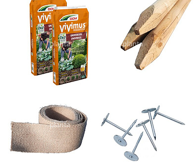 Aanplantpakket (universeel) zwaar gewolmaniseerd boompalen