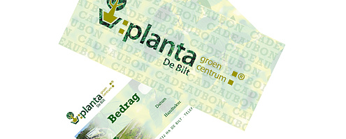 cadeaubon voor en achter rechthoek